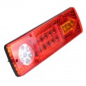 2PCS 12V LED Trailer Truck Rear Tail Brake Stop Turn Light Indicator Reverse Lamp