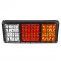 2PCS 24V 55 LED Trailer Lights Rear Tail Light Truck Caravan Stop Indicator Lamps