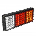 2PCS 24V 55 LED Trailer Lights Rear Tail Light Truck Caravan Stop Indicator Lamps