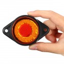 2PCS 24V 8LED 2 Color Trailer Side Marker Lights Truck Caravan Stop Indicator Lamp