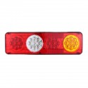 2Pcs 24V 36 LED Car Trailer Truck Tail Brake Stop Turn Signal Light Reverse Fog Lamp