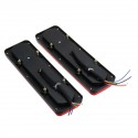 2Pcs 24V 36 LED Car Trailer Truck Tail Brake Stop Turn Signal Light Reverse Fog Lamp
