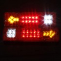 2X 12V 19 LED Car Truck Rear Light Indicator Lamp Yellow