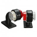 2pcs 5W 10-30V LED Side Maker Light Stalk Indicator Lamp for Truck Trailer Lorry Van