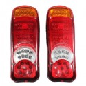 2x 40LED Trailer Truck Van Caravan Stop Rear Tail Indicator Light 12V