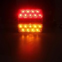 2x LED Truck Trailer Rear Tail Light Indicator Stop Lamp E-Marked 12V