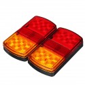 3PCS 6000K LED Car Tail Light Number Plate Light Waterproof Lamp for Truck Trailer Boat