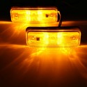 4 LED Side Marker Light Indicator Lamp for Bus Truck Trailer Lorry Caravan 12~24V E8