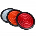 5.5 Inch Car Brake Stop Tail Light 60 LED Indicator Round Trailer Truck 24V