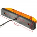 6 LED Clearance Side Marker Light Indicator Lamp Truck Trailer Lorry Van 12V 24V