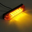 6 LED Clearance Side Marker Light Indicator Lamp Truck Trailer Lorry Van 12V 24V