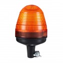60 LED Rotating Flashing Light Amber Beacon DIN Pole Mount Tractor Warning Light Lamp 12/24V