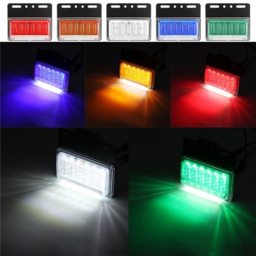 Front Bumper Side Marker Lights 6D 108LED Tire Lamp 24V for Truck Trailer Bus