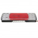 LED Rear Left Tail Stop Brake Light Turn Signal Indicator 12V-24V For Van Truck Lorry