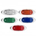 LED Side Marker Indicator Lights Clearance Lamp DC 24V for Truck Trailer Bus