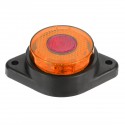 LED Side Marker Lights Clearance Indicator Lamp 1.6W 24V 5-Colors for Truck Trailer Bus