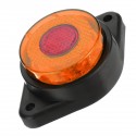 LED Side Marker Lights Clearance Indicator Lamp 1.6W 24V 5-Colors for Truck Trailer Bus