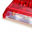 LED Side Marker Lights Indicator Lamps 24V 6500K White 2PCS for Truck Van Pickup Trailer