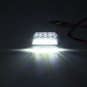 LED Side Marker Lights Indicator Lamps 24V 6500K White 2PCS for Truck Van Pickup Trailer