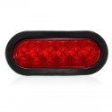 LED Stop Lights Side Marker Turn Signal Lamp Surface Mount Oval 17x8.2cm for Trailer Truck