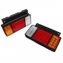 Pair 12V 50LED Car Rear Tail Light Lamp for ISUZU Elf Truck NPR NKR NHR 1984-up