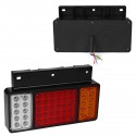 Pair 12V 50LED Car Rear Tail Light Lamp for ISUZU Elf Truck NPR NKR NHR 1984-up