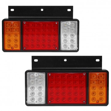 Pair 12V 50LED Car Rear Tail Light Lamp for ISUZU Elf Truck NPR NKR NHR 1984-up