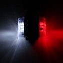 Pair LED Double Side Marker Clearance Lights Lamp Red White for 12V 24V Truck Trailer Caravan