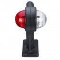 Pair LED Side Marker Lights Indicator Lamp 12V/24V Red White for Car Truck Trailer Lorry Van