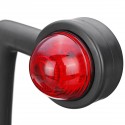 Pair LED Side Marker Lights Indicator Lamp 12V/24V Red White for Car Truck Trailer Lorry Van
