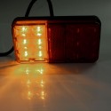 Pair Trailer Truck Lorry Caravan LED Rear Tail Brake Stop Light Indicator Lamp 12V