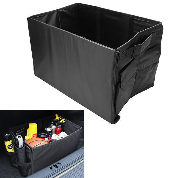 49X29X30cm Oxford Cloth Collapsible Car Storage Box Trunk Storage Compartment