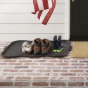 Multi Purpose Boot Shoe Mat Tray Liner Tidy Door Car Storage Black Home Outdoor
