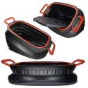 37L Foldable Car Rear Trunk Storage Box Fishing Bucket Backup Sundries Organizer Holder