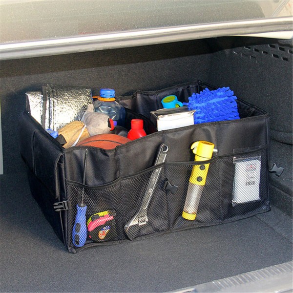 Trunk Cargo Organizer Foldable Portable Oxford Cloth Big Storage Bag For Car SUV