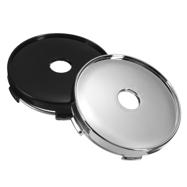4pcs 58mm Universal Chrome Car Wheel Tire Rims Center Hub Caps Cover Decorative Kit