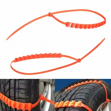 Anti Skid Chains for Automobiales Snow Mud Wheel Tyre Car/Truck Tire Cable Ties