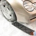 Pair Black Recovery Tracks Road Tyre Ladder Anti-skid Sand Track for Mud Sand Snow Grass