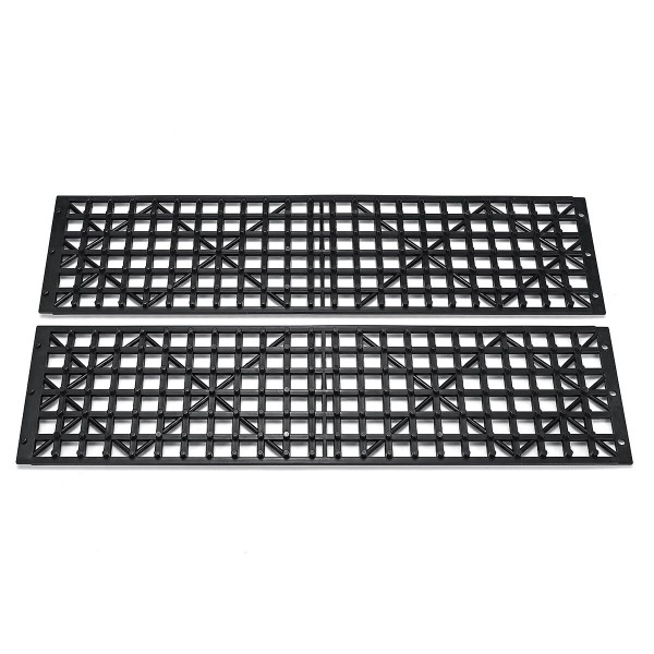 Pair Black Recovery Tracks Road Tyre Ladder Anti-skid Sand Track for Mud Sand Snow Grass