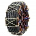 Steel Winter Car Snow Chain Storage Bag Truck Wheel Tire Anti-skid Safety Belt X-Crain Structure Safe Driving For Ice Sand Muddy Offroad