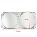 190x90cm Nylon Folding Front Window Sunshade Visor Wind Shield Block Cover for Car Truck