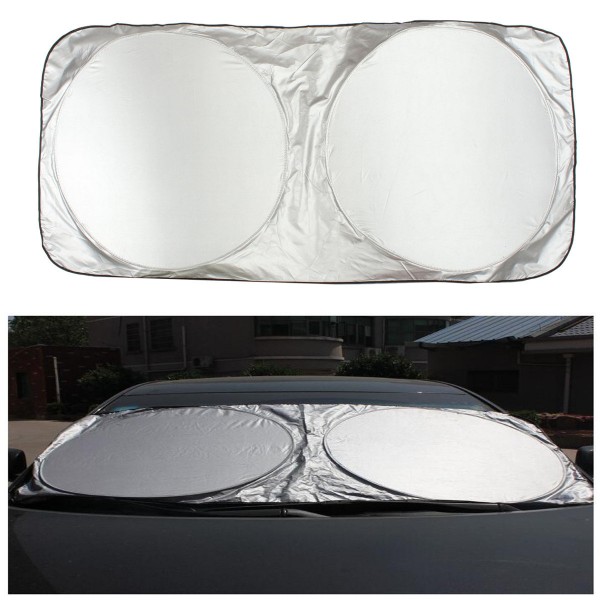 190x90cm Nylon Folding Front Window Sunshade Visor Wind Shield Block Cover for Car Truck