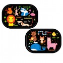 2pcs Cartoon Car Car Window Baby Sunshades Rear Side Window Sunshade Protect Window Film