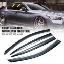 Car Window Visor Sun Shade Rain Gear For Infiniti Q50 Q50S 2014-2020