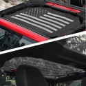 Mesh Sunshade Top Cover UV Protection For Jeep Wranglers JK 2 Door 07-19 Anti-UV
