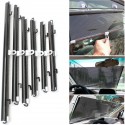 Universal Summer Car Window Insulation Curtain Telescopic Sunshade