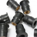 10PCS M5/M4/M6 Motorcycles Windshield Windscreen Bolts Kit Metric Rubber Well Nuts