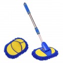 Adjustable Telescopic Wash Chenille Mop Wiping Soft Cleaning Brush Tool