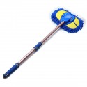 Adjustable Telescopic Wash Chenille Mop Wiping Soft Cleaning Brush Tool