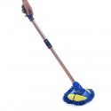 Adjustable Telescopic Wash Chenille Mop Wiping Soft Cleaning Brush Tool